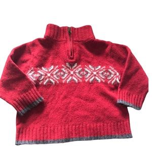 3 FOR $20 OSHKOSH Toddler Boy Snowflake Knit Sweater